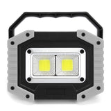 XANES® 24C 30W COB LED Work Light Waterproof Rechargeable LED Floodlight for Outdoor Camping Hiking Fishing Emergency Car Repairing 