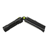 XANES 190C 24x COB 3Colors 4Modes  90° Adjustable Head Magnetic Tail USB Rechargeable LED Flashlight