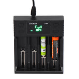 LiitoKala LII-S4 LCD Smart Battery Charger 4 Slot Charger for 18650 26650 18350 NiMH AA