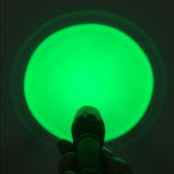 AloneFire E17 300Lumens Zoomable Long Range Green Light Flashlight Green Hunting Light Tactical Flashlight