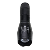  T6  800 Lumen 3 Modes Zoomable LED Flashlight 18650 Tactical Flashlight Waterproof Work Lamp Emergency Warning Lantern