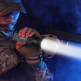 SKYFIRE SF-471 P70 1200 Lumens 5 Modes LED Flashlight USB Charging Super Bright Magnetic Attraction Tactical Torch Lamp