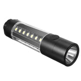 T6 LED COB 6 Modes USB Rechargeable 18650/14500 Flashlight Camping Hunting Emergency Warning Lamp