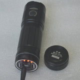 JINHENG JKK03 XHP70.2 4000LM Type-C Rechargeable Flashlight & 2A Output Power Bank