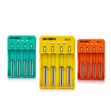 Basen BO4 4Colors Smart Li-ion Battery Charger for 14500 18650 26650 21700 Battery