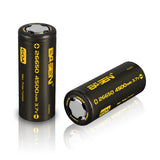 4pcs Basen BS26003 26650 4500mah 3.7V 60A Unprotect Flat Top Rechargeable Li-ion Battery
