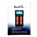 BestFire C-2A LCD Screen Charger USB Battery Charger For Li-lon Battery