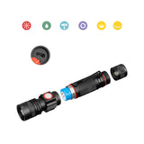 18650 Battery Flashlight Waterproof IPX4 Zoomable LED Lamp 3 Modes Portable Outdoor Hunting Lantern