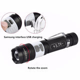 Elfeland T6 18650 Handlamp Light Lamp Zoomable LED Flashlight 