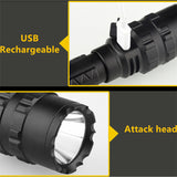 10pcs XANES 1102 L2 5Modes 1600 Lumens USB Rechargeable Camping Hunting LED Flashlight 18650