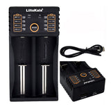 liitokala lii-202 5V 2A 18650/26650/16340/14500 Micro USB Battery Charger 