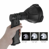 HF15 15W 600m Handheld Camping Spotlight USB Rechargeable Flashlight Outdoor Power Bank