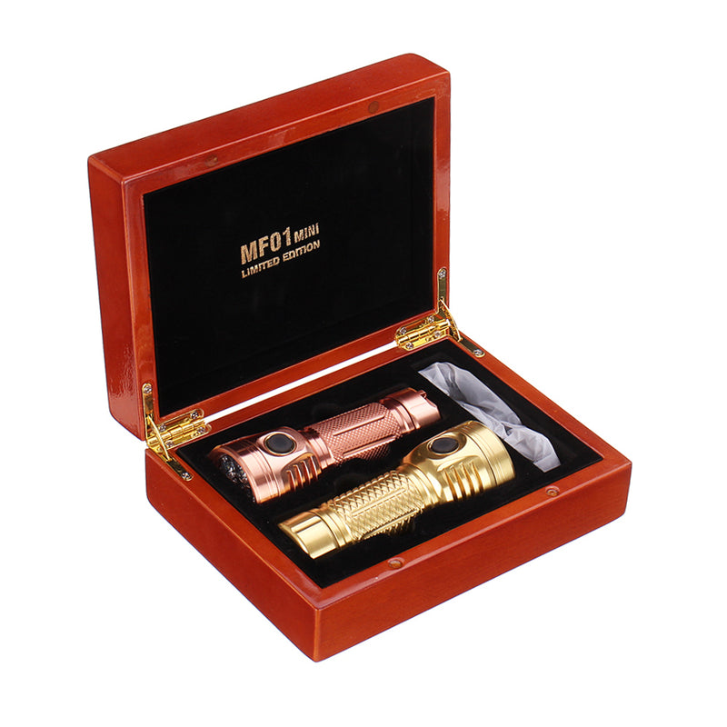 Astrolux MF01 Mini Limited Edition Set 7* SST20 5500LM Type-C Rechargeable Campact EDC Flashlight Copper Brass Flashlight