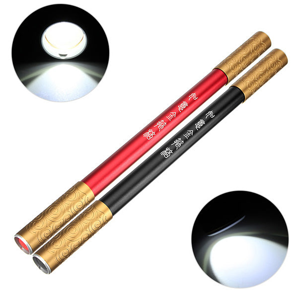  T6 2000LM 3Modes Golden Cudgel Zoomable LED Flashlight 18650