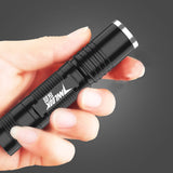 10/20W Mini LED Flashlight 18650 Battery Adjustable Zoom Focus Torch Light Camping Hunting Waterproof Emergency Lamp