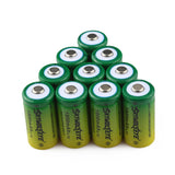 SKYWOLFEYE 4 Pcs 16340/123A Battery 3.7V Flashlight Power Camping Hunting Portable Battery