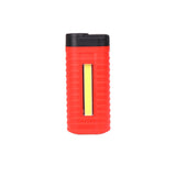 XANES® 1W COB LED Flashlight 2 Modes USB Charging 18650 Battery Work Lamp Camping Hunting Portable Torch Light