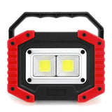 XANES® 24C 30W COB LED Work Light Waterproof Rechargeable LED Floodlight for Outdoor Camping Hiking Fishing Emergency Car Repairing 