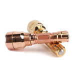 Brass Astrolux C8 SST40/XP-L HI 1300lm 7/4modes A6 Driver EDC Tactical Flashlight