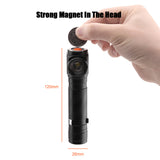 5pcs XANES XML-T6 1500Lumens 3Modes Multi-function Rechargeable Zoomable Tactical Magnetic Head LED Headlamp Led Flashlight 18650