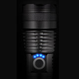 SMILING SHARK X71 XHP70 30W 1000m Long Shot LED Flashlight 26650 USB Rechargeable Flashlight