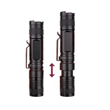 XANES® 1123A T6 LED 5 Modes Telescopic Zoom USB Rechargeable Flashlight 18650