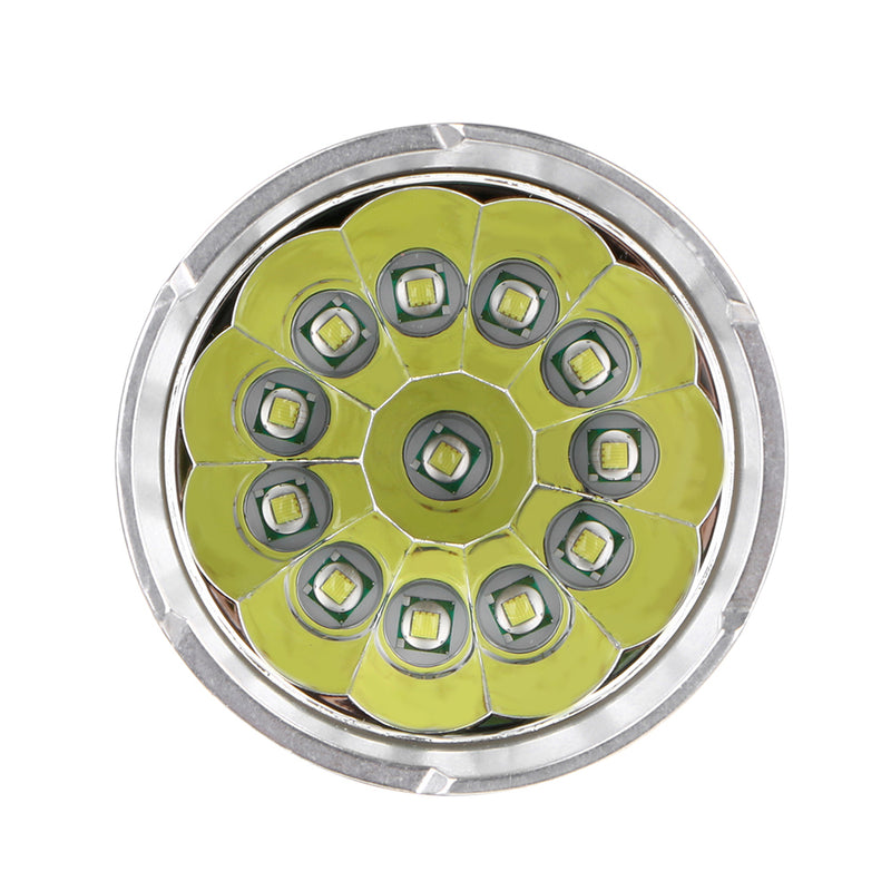 Sofirn SF34 12x LEDs 5 modes USB Rechargeable Flashlight Powerful 18650 LED Flashlight