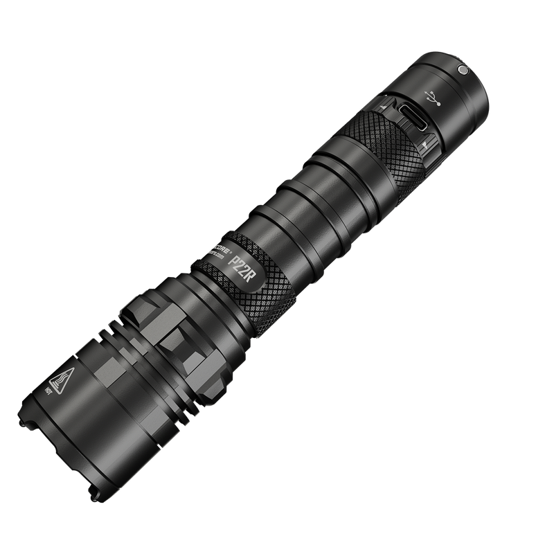 NITECORE P22R XHP35 HD 1800LM USB-C QC Rechargeable LED Tactical Flashlight with 3500mAh 18650 Battery