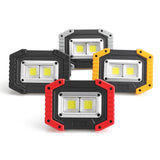 XANES® 24C 30W COB LED Work Light Waterproof Rechargeable LED Floodlight for Outdoor Camping Hiking Fishing Emergency Car Repairing 