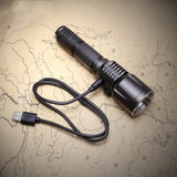 On The Road X3 1197LM 5/3Modes Magnetic Tail Portable EDC LED Flashlight Safety Hammer