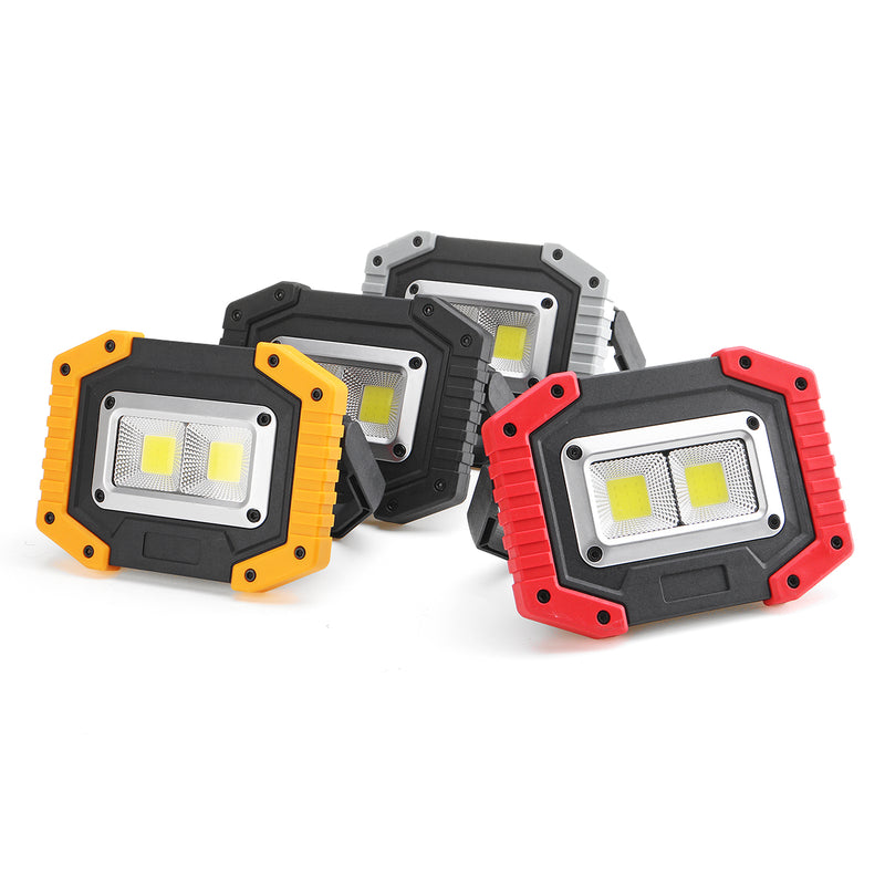 XANES® 24C 30W COB LED Work Light Waterproof Rechargeable LED Floodlight for Outdoor Camping Hiking Fishing Emergency Car Repairing 