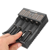 Liitokala Lii-402 Micro USB DC 5V 4Slots 18650/26650/16340/14500 Battery Charger 