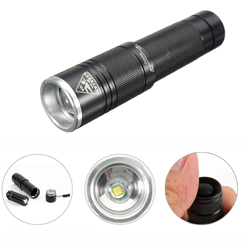 Elfeland D80  T6 3Modes Waterproof Diving LED Flashlight 10M 18650/AAA