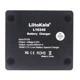 LiitoKala 16340 Battery Charger 3.6V/3.7V/4.2V 4 Slots USB Lithium-ion Battery Charger