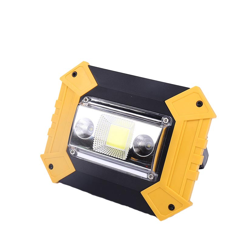 20W COB LED Light 2x18650 Battery USB Charging Flood Lamp Waterproof Emergency Flashlight Spotlight Lantern Work Spot Lamp