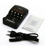 LiitoKala Lii-NL4 AA AAA 9V Ni-MH Ni-Cd Battery Charger US/EU Plug