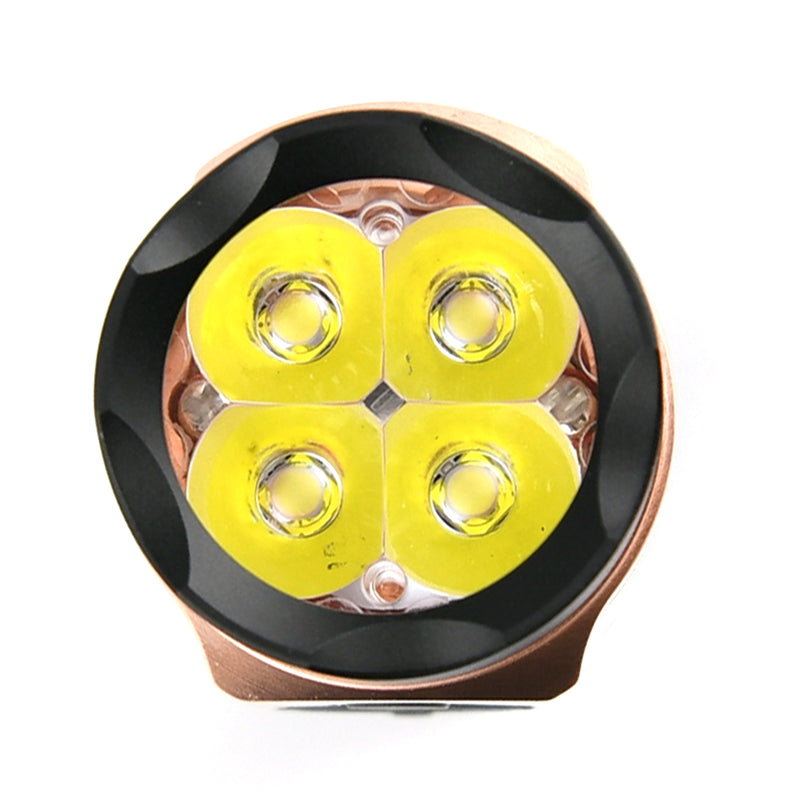 Astrolux S43S Copper Version 4LED 2100LM Portable EDC 18350 18650 LED Flashlight Tactical Hammer Torch
