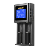 Golisi S2 HD LCD Display Smart Battery Charger For Li-ion Ni-cd/Ni-md/AAA/AA Battery