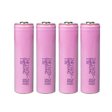 4PCS Samsung INR18650-30Q 3000mAh Unprotected Button Top 18650 Battery With Protected box