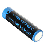 IMALENT MRB-186P26 3.7V 2600mah 18650 Protected Rechargeable Li-ion Battery