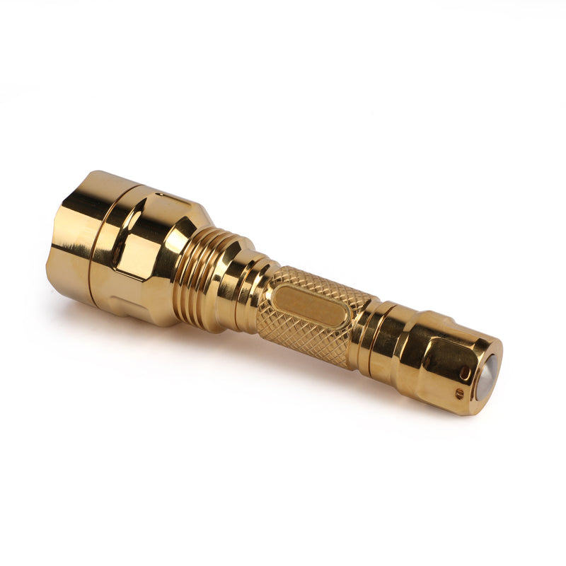 Brass Astrolux C8 SST40/XP-L HI 1300lm 7/4modes A6 Driver EDC Tactical Flashlight