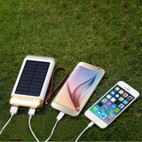 2019 New 20000mAh Solar Power Bank For Flashlight iPhone Mobile Phone Powerbank Power Source