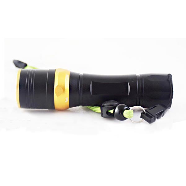 400LM Flashlight Diving 50m IP68 LED Light 1x18650 5 Modes Outdoor Hiking Fishing Travel Portable Lamp