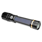 XLOONG WY8 T6 Powerful Brightness USB Rechargeable & Solar Charging Zoomable LED Flashlight 2000mAh Power Bank