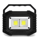 XANES® 24C 30W COB LED Work Light Waterproof Rechargeable LED Floodlight for Outdoor Camping Hiking Fishing Emergency Car Repairing 