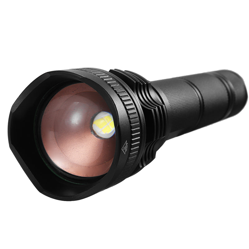 Tactical LED Flashlight Rechargeable 5 Modes Zoomable Waterproof Camping Hunting LED Torch Light