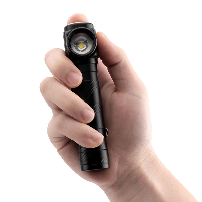 5pcs XANES XML-T6 1500Lumens 3Modes Multi-function Rechargeable Zoomable Tactical Magnetic Head LED Headlamp Led Flashlight 18650