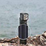 SKILHUNT H04R RC XM-L2 1200lm 2-group Mode Magnetic Rechargeable LED Flashlight Headlamp Headlight