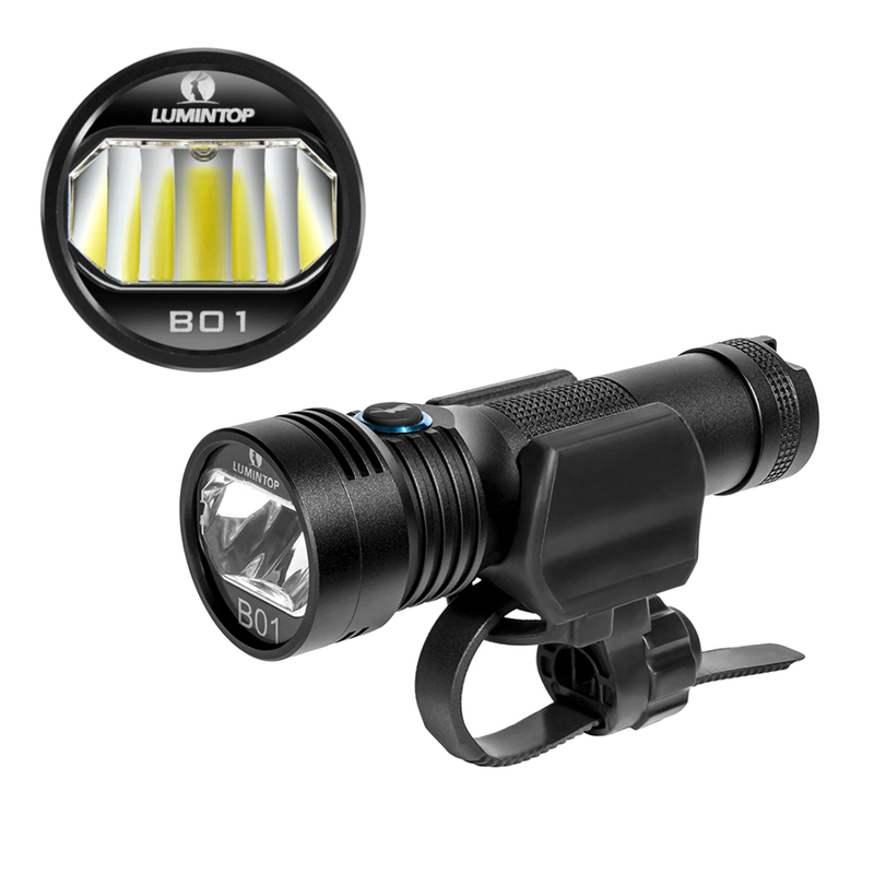 Lumintop B01 850lm 210m USB Rechargeable Bike Light Headlight 21700 18650 Flashlight 