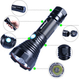 1200 Lumens Flashlight 26650 Battery 4 Modes LED Work Light USB Rechargeable Emergency Lantern